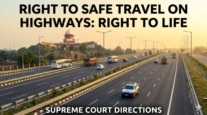 Supreme Court on Road Safety