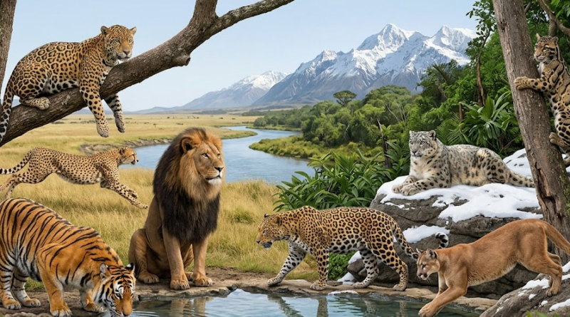 All types of Big Cats