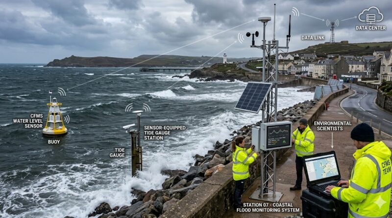 Coastal flood monitoring system and its function