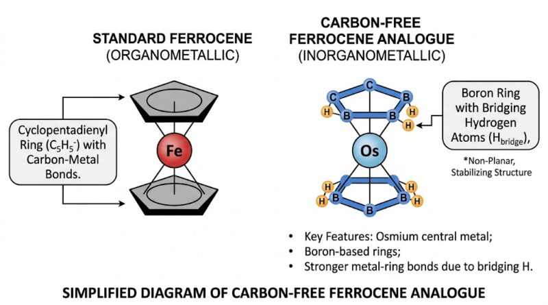 First-Ever Carbon-Free "Ferrocene"