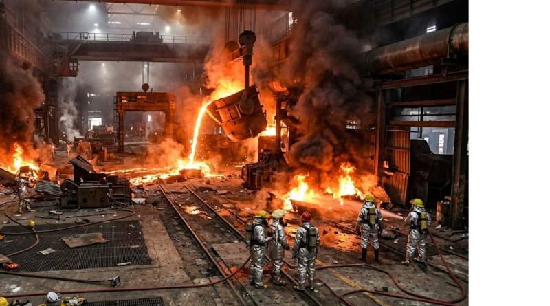 Disaster in Steel Plant
