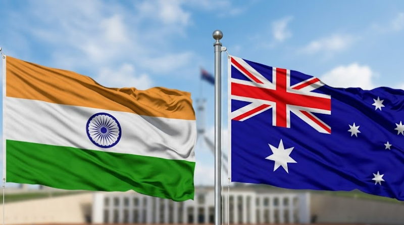 Indian and Australian Flag
