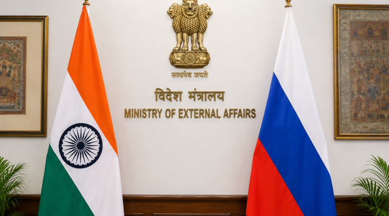 Flag of India and Russia