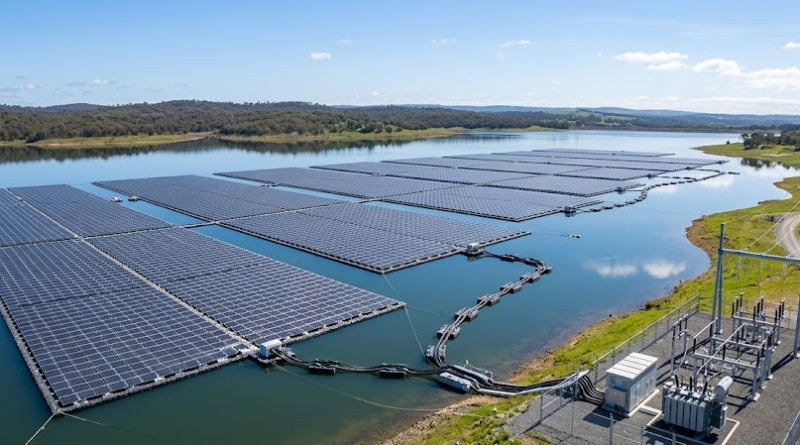 Solar cell Floating on river
